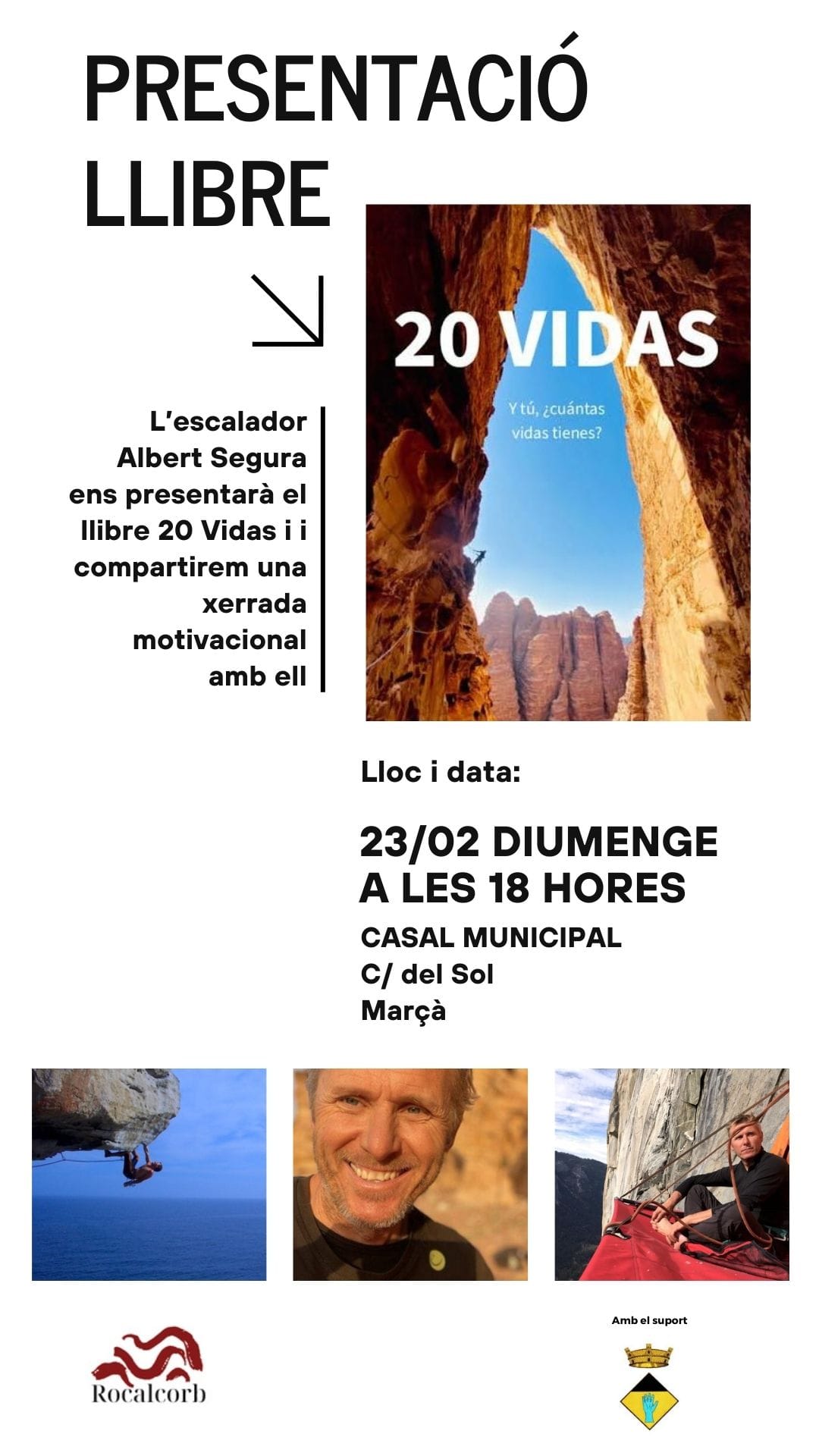 Presentació del llibre "20 Vidas"