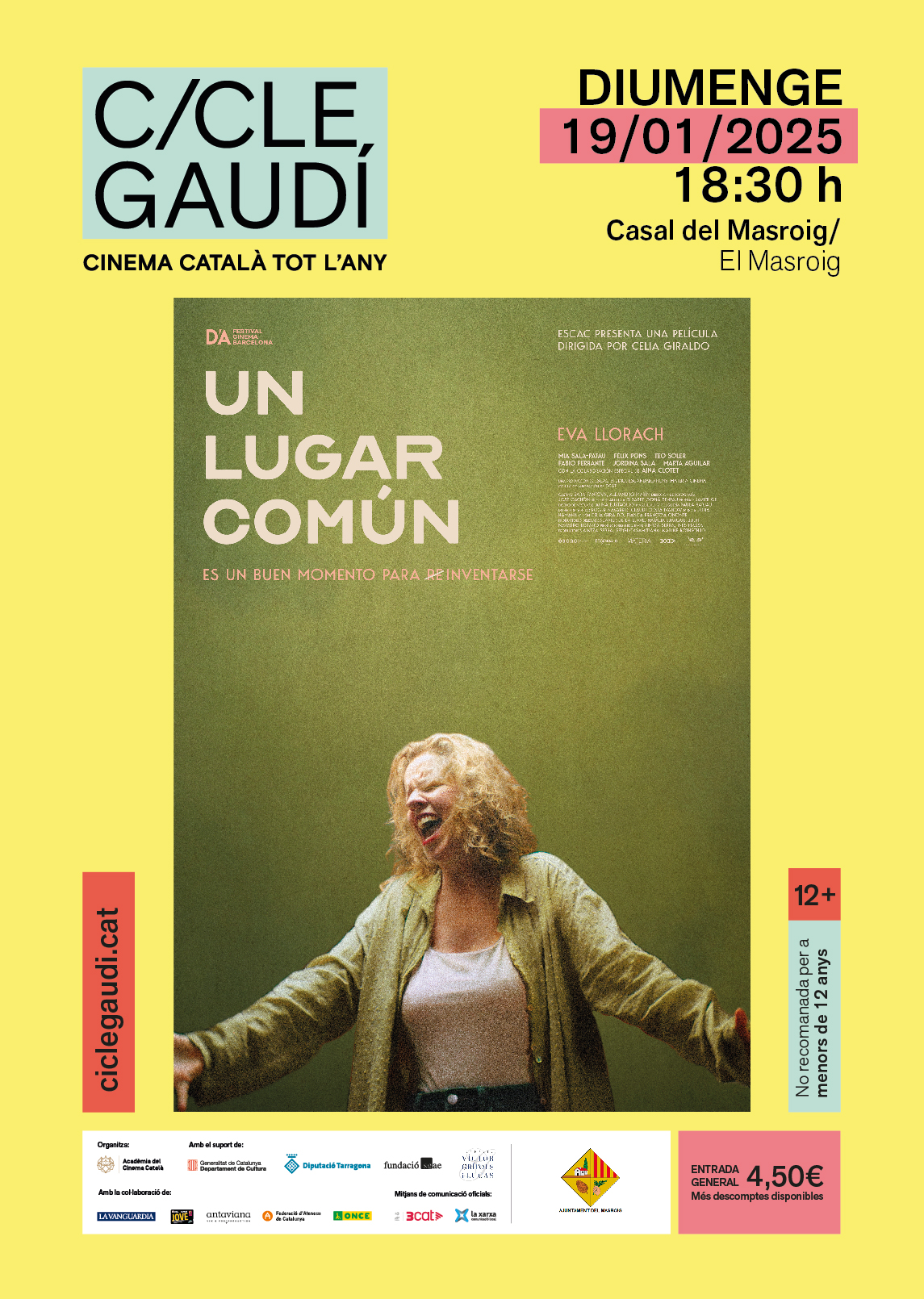 CINEMA CICLE GAUDÍ:  "UN LUGAR COMÚN"