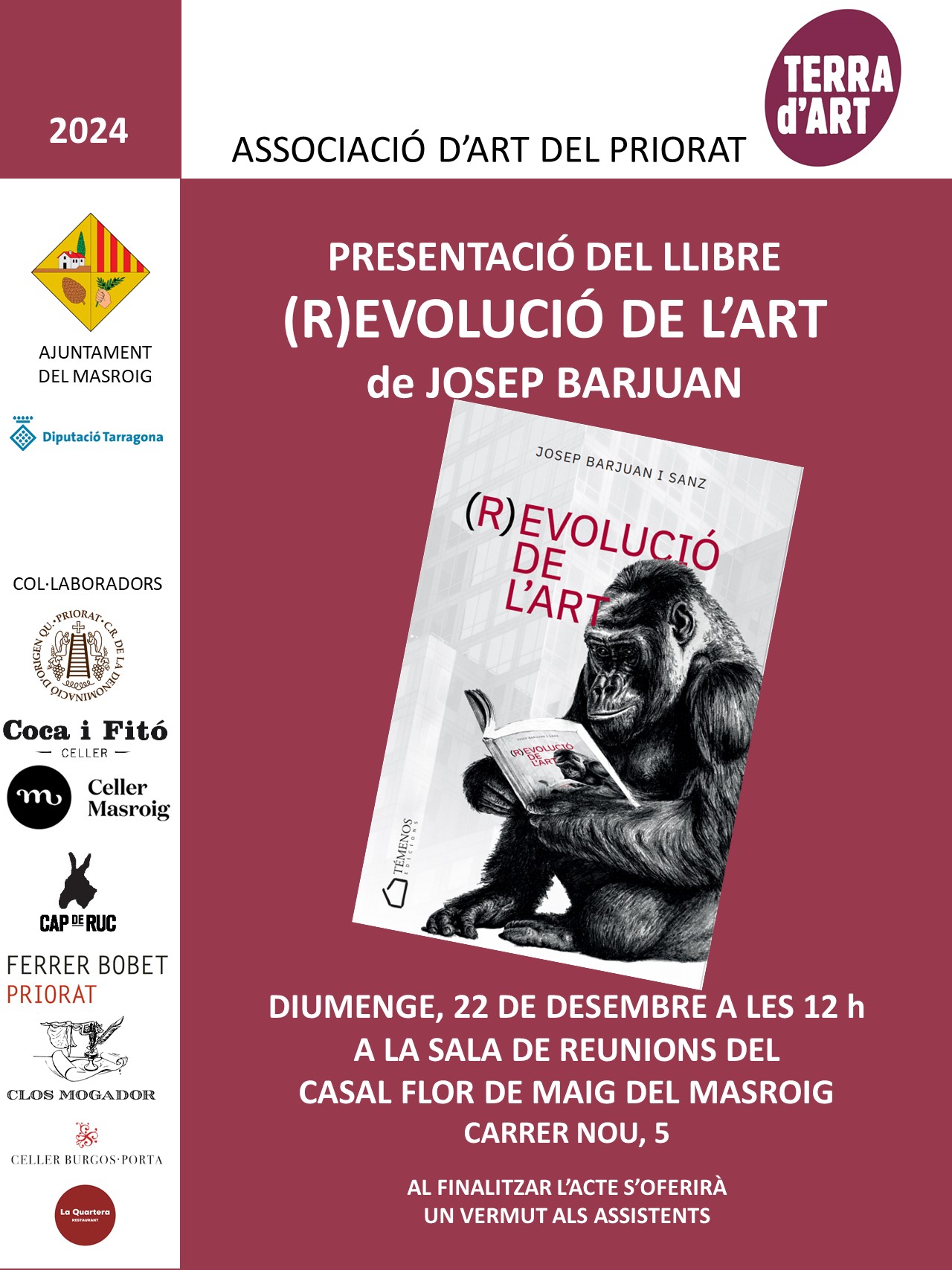 Presentació del llibre (R)Evolució de l'art de Josep Barjuan