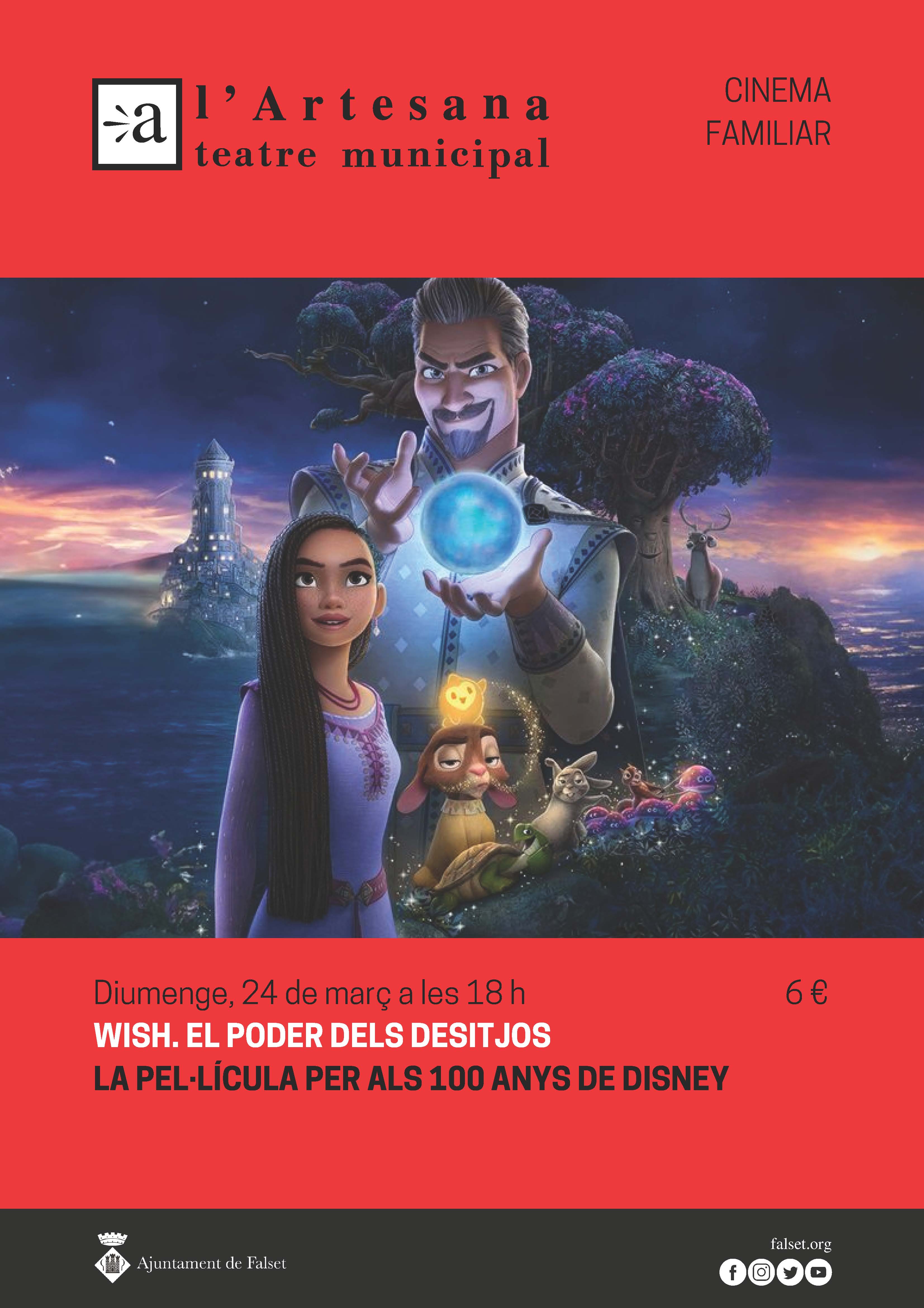 Cinema familiar: Wish. El poder dels desitjos Cinema familiar: Wish. El poder dels desitjos