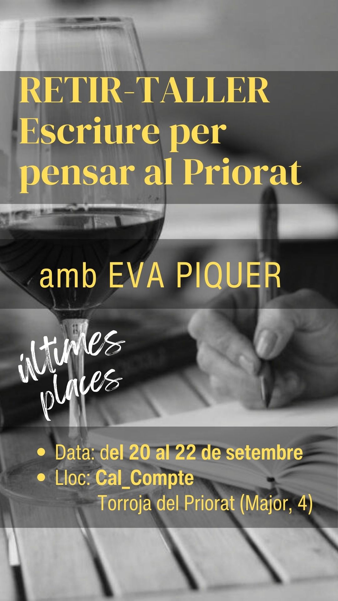 ESCRIURE PER PENSAR AMB EVA PIQUER A CAL COMPTE