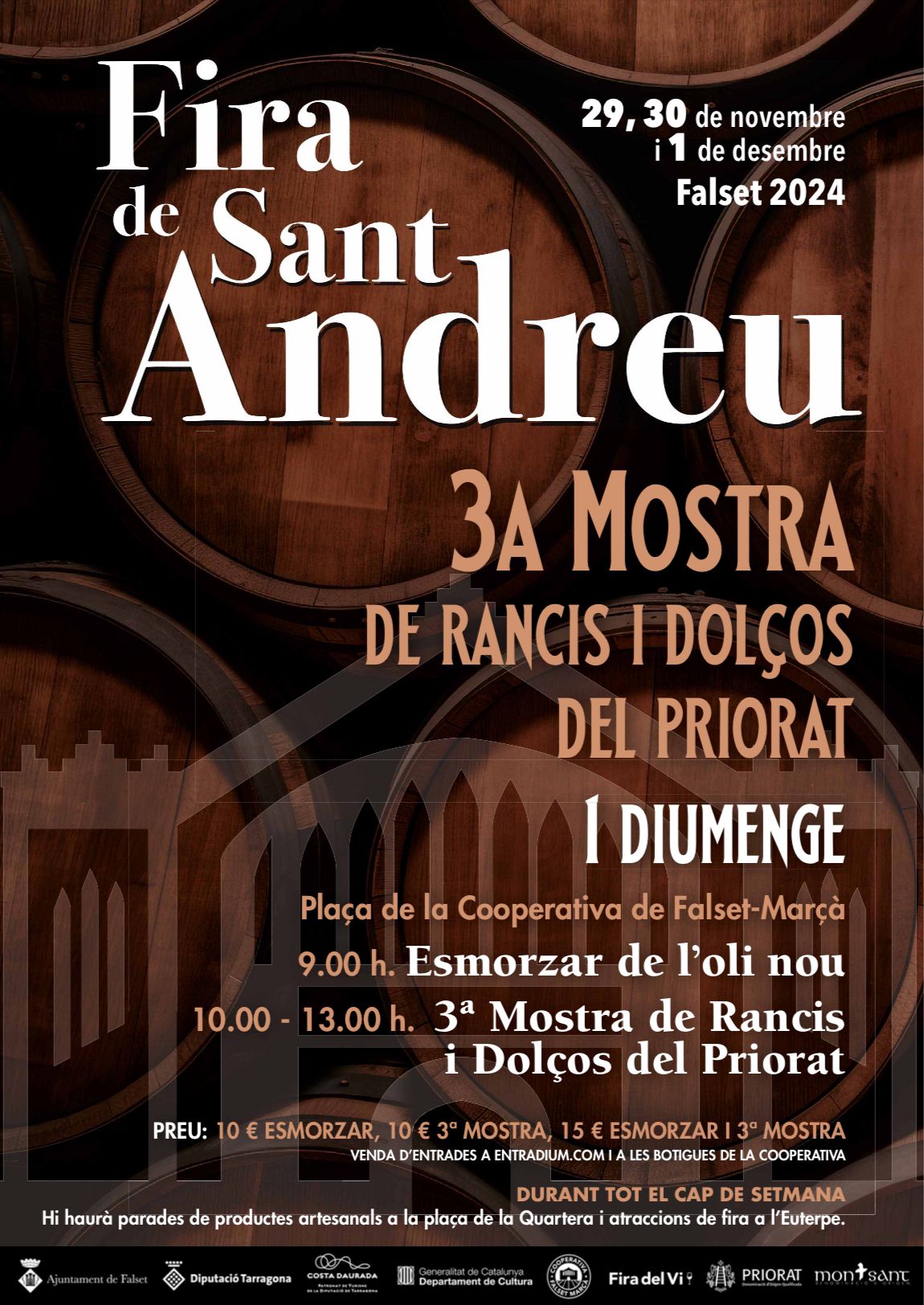 Fira de Sant Andreu i 3a Mostra de Vins Rancis i Dolços del Priorat