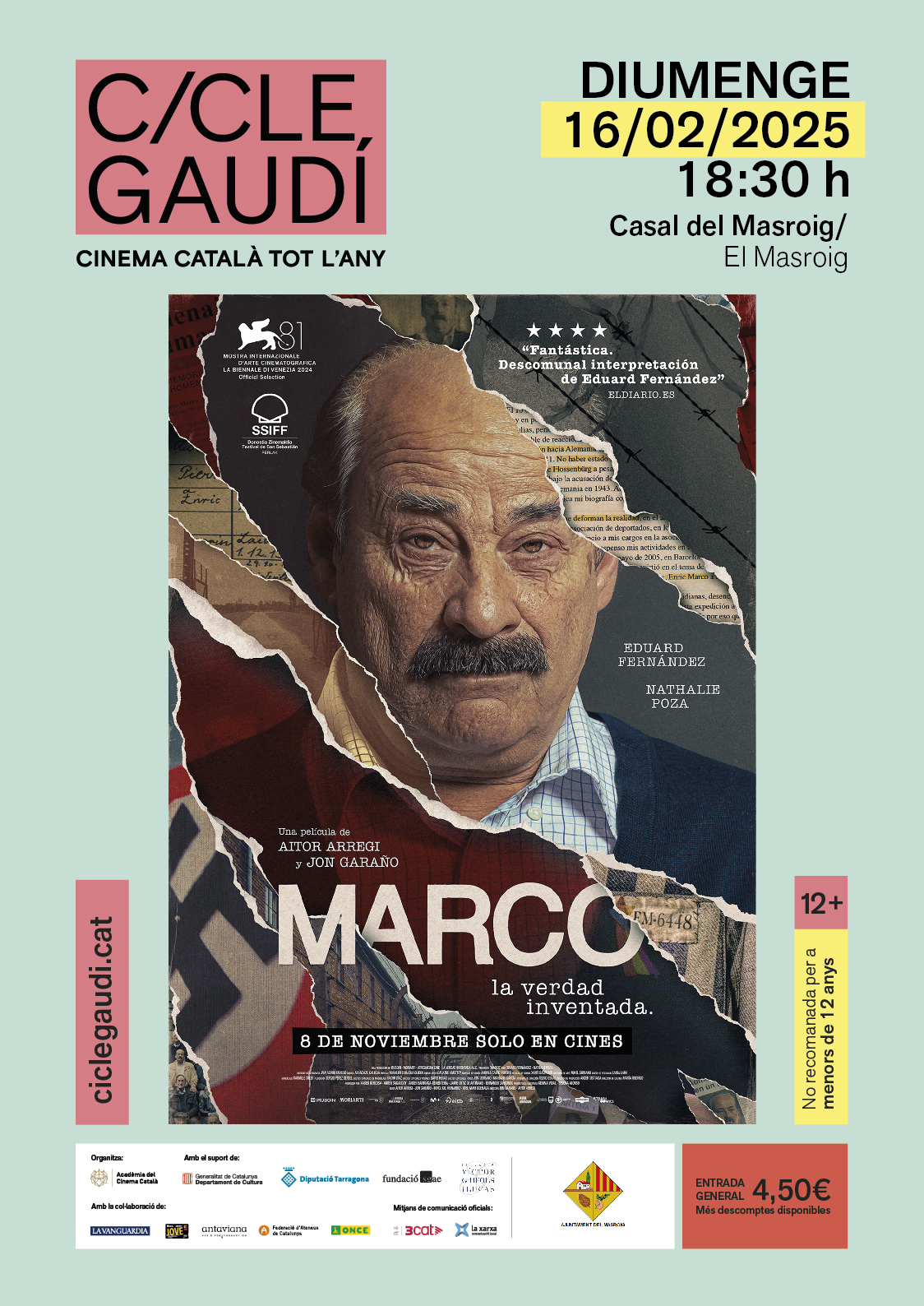 CINEMA CICLE GAUDÍ:  "MARCO"